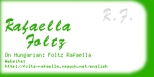 rafaella foltz business card